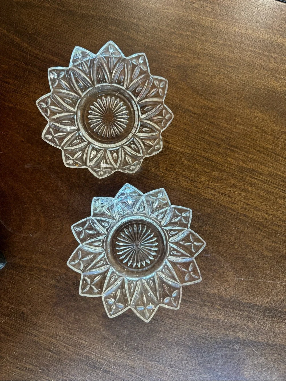 Federal Glass MCM Petal Bowl (set of 2)